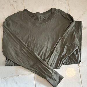 Lululemon Cotton Long Sleeve Women's Top